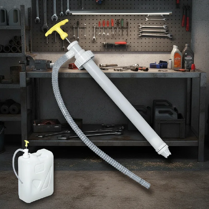 Manual Liquid Transfer Pump Oil Well Press Pump Head Pipe Special Pumping Hand Fuel Pumps for Oil Drum Backflow Prevention Tools