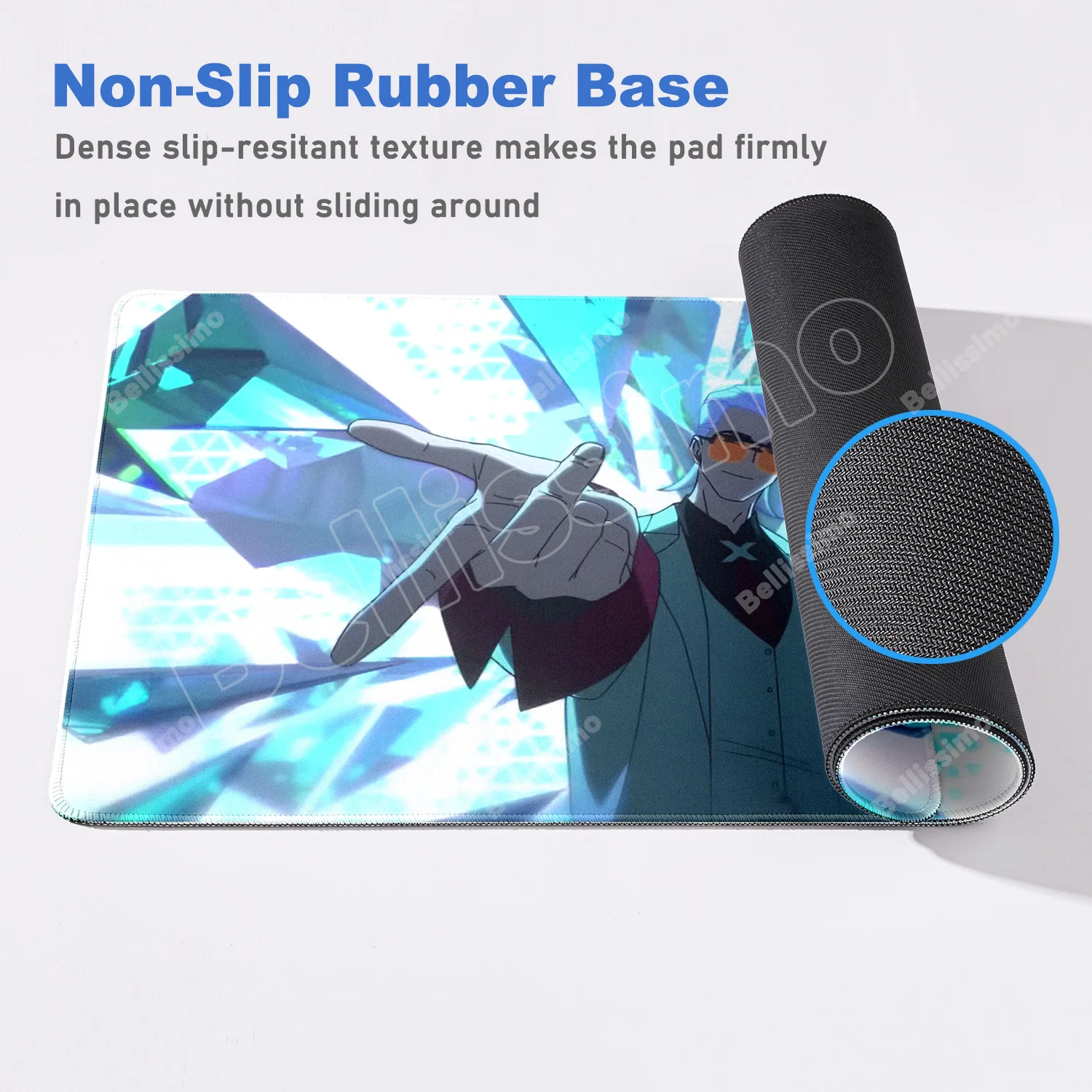 Alas Mouse Karet PC Aksesori Gaming Komputer Alas Mouse Laptop Menjadi Pahlawan X Alas Mouse Meja Panjang Gamer Alas Keyboard Anti Selip