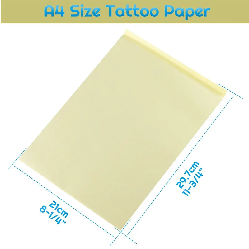 A4 Size Tattoo Stencil Transfer Paper 210x297mm Suitable for Tattoo Artists and Beginners