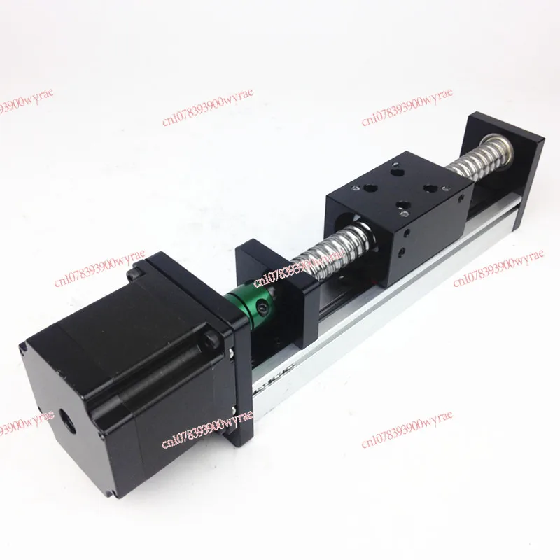 Single track ball screw guide rail linear module electric slide rail screw CNC precision cross slide table