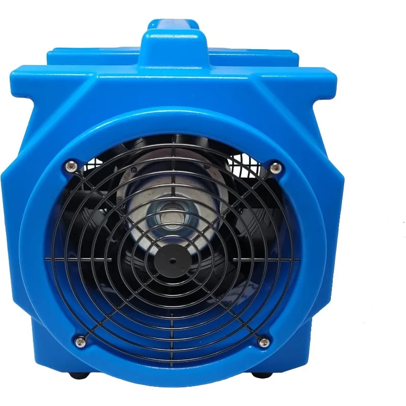 Axial Compact Air Mover, 1.93 Amps, Single GFCI, Single , Performs Full-Size Axials (Blue)