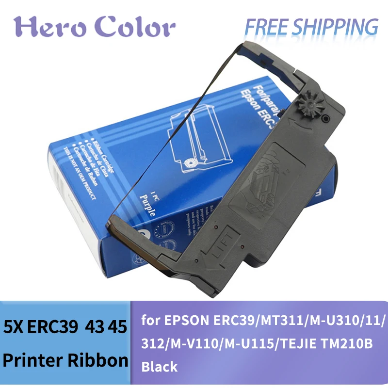 

Лента для принтера EPSON ERC39 43 45, 5 шт.