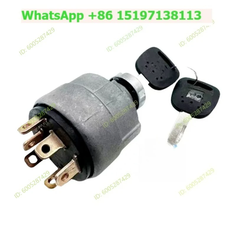 Applicable to XCMG ignition switch XE60 75 135 150 200 215 225 electric door lock key excavator accessories