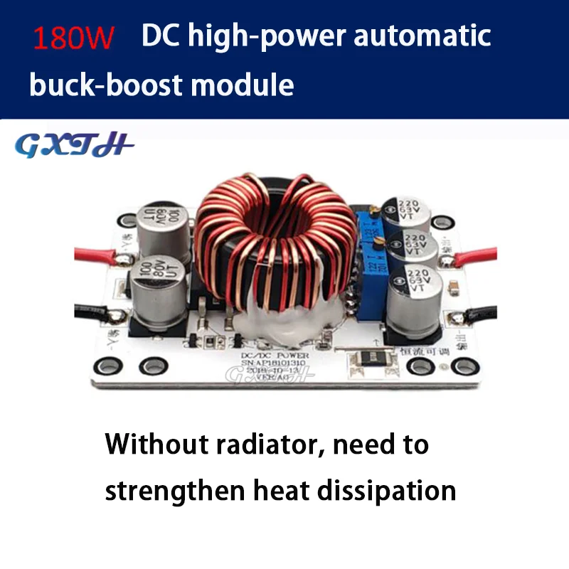 DC-DC 12-70V 24V 48V 8A Constant Current Charging Automatic Step Up/Down Regulator 30W 180W High Power Car Solar Power Module