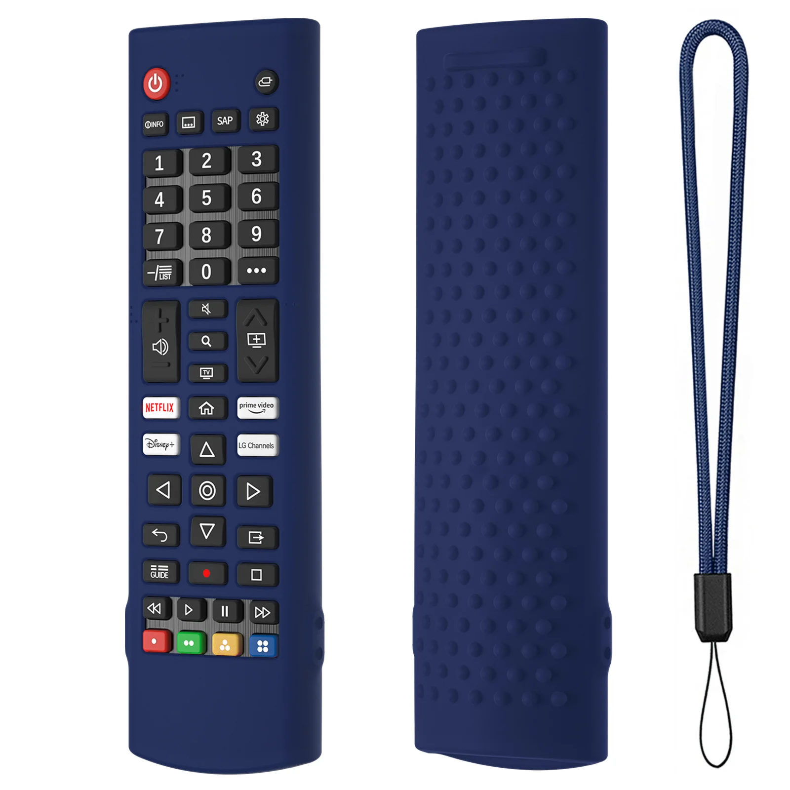 Silikonowe etui ochronne pasujące do LG AKB 75375604 AKB 75095302 AKB 73715601 Osłona pilota LG AKB Series Smart TV
