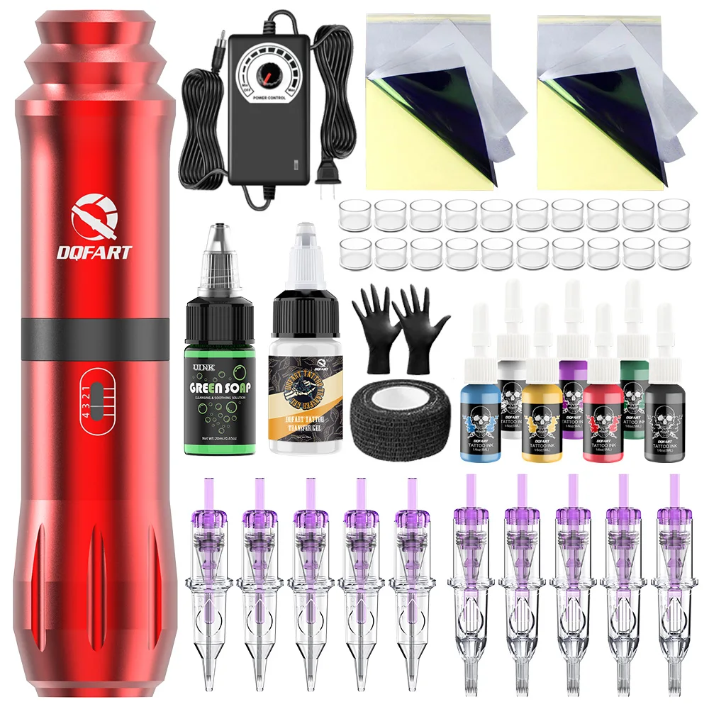 Wireless Tattoo Kit 1000Rmp Tattoo Machine