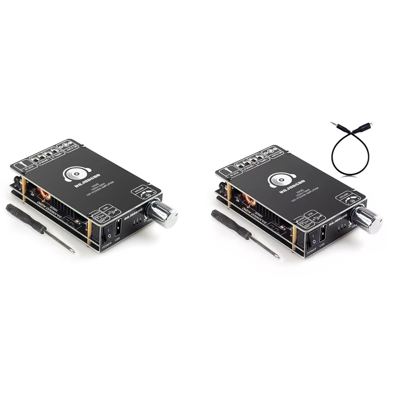 

Плата усилителя Bluetooth ZK-1002S, 100 Вт + 100 Вт, 12-24 В, широкий вход напряжения, поддержка USB, входной аудиомодуль 3,5 мм