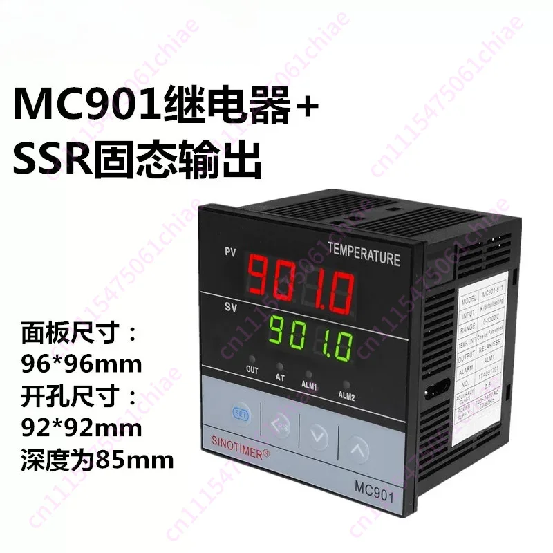 MC 901 Million Can Input Short Shell PID Intelligent Temperature Control Instrument Heating and Cooling Relay SSR Solid State