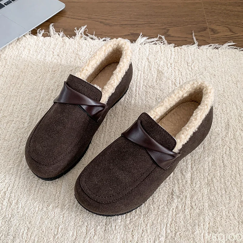 

Fashionable versatile new autumn winter warm women's cotton shoes casual comfortable non slip soft soled women's shoes