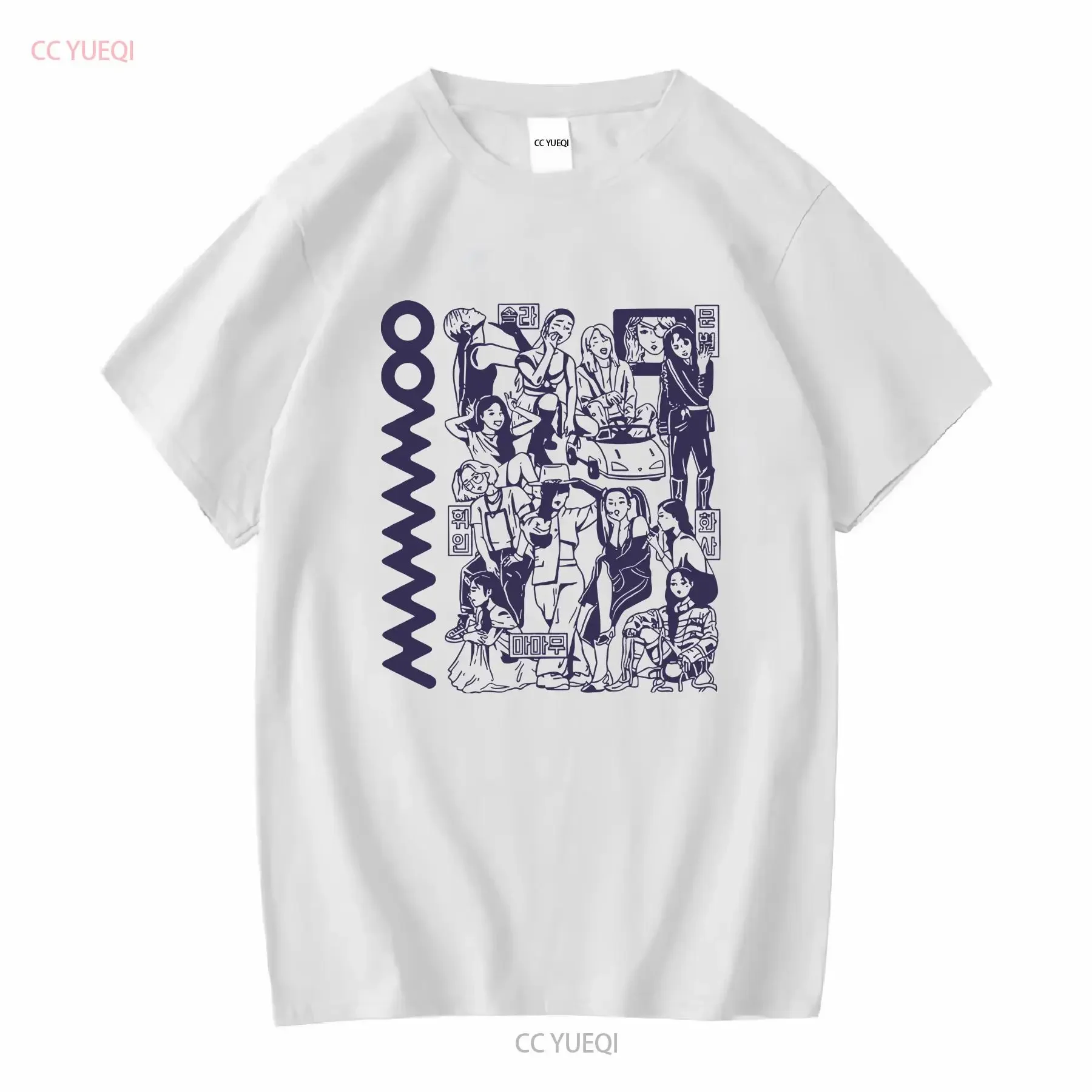Mamamoo My Con World Tour T Shirt 2023 Retro Vintage ShirtMamamoo long or short sleeves vintage Washed Unisex Breathable Casual