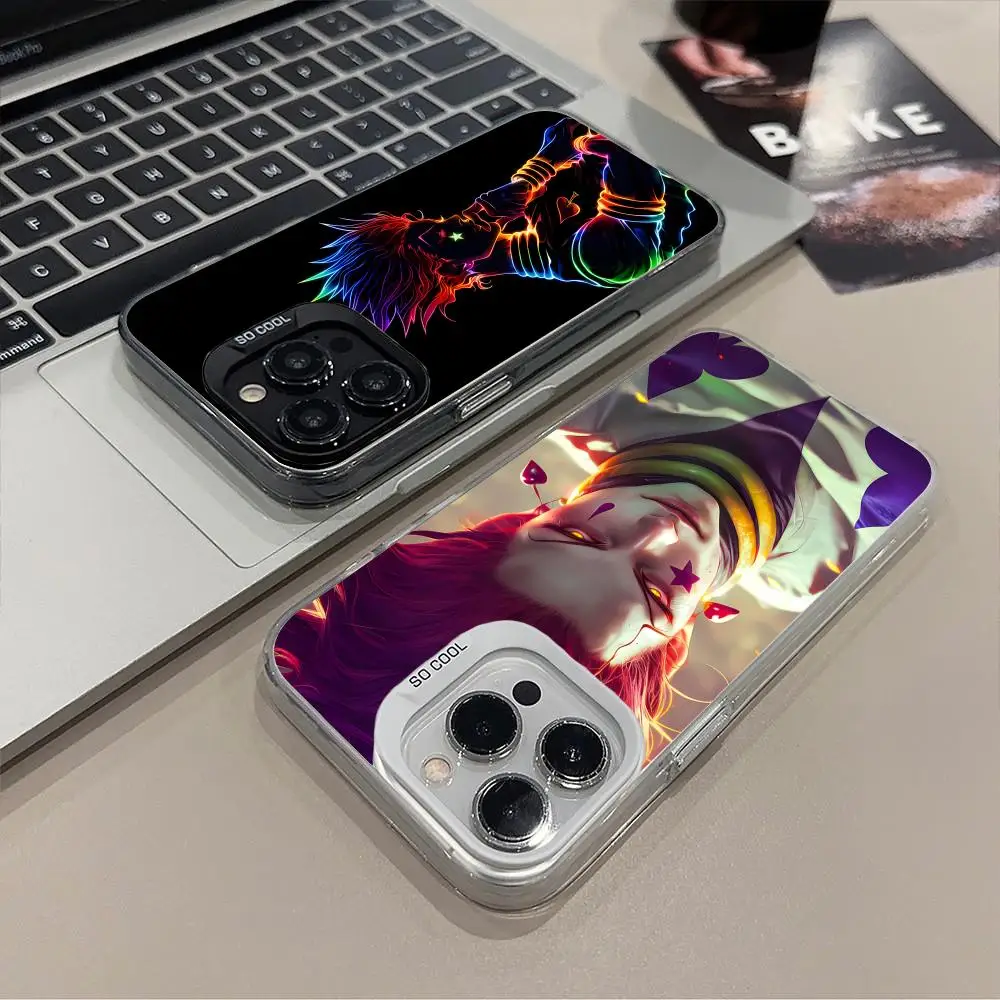 Hunter Hisoka Phone Case for iPhone 17 16 15 14 13 12 11 X XR XS Air Pro Max Plus Black Colorful Silver Cover