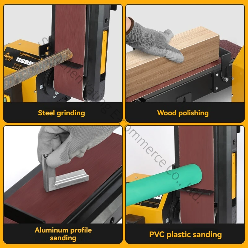 220v Electric Sander Woodworking Polishing Machine Wire Drawing Machine Knife Sharpener  Axe Sander Belt Sander