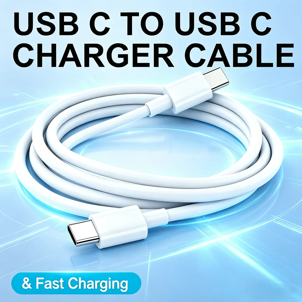 3M USB-C to USB C Charging Cable, High Speed Fast Charging Wire for iPhone 15-17, Tablets and Lenovo, Huawei, Samsung,iPad