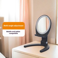 Mobile Phone Holder with Foldable Lifting and Retractable Support Lazy Person Live Streaming Drama Watching and Learning