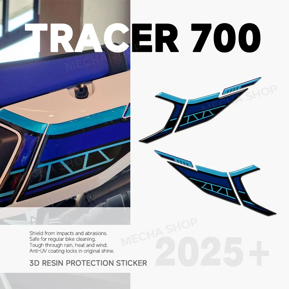 3D Epoxy Resin Sticker Side Pad Fender Protection Kit For Tenere 700 Tenere700 2025 2026 Sticker