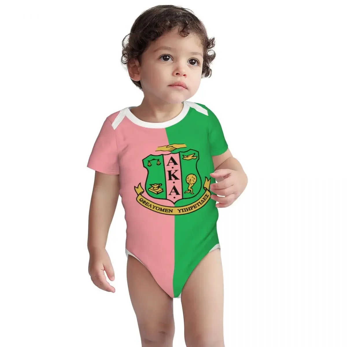 Alpha Sorority Kappa Alpha AKA Baby Bodysuit Unisex Shirt Cotton Newborn Onesie Boy Girl Undershirt Outfit Baby Romper