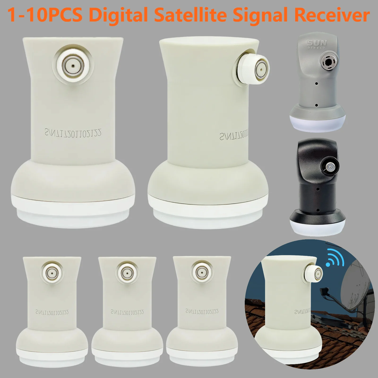 1-10PCS HD KU-BAND Dish LNB 9,75/10,6 ГГц линейная поляризация Linear Converter Universal Signal Digital Satellite TV Receiver