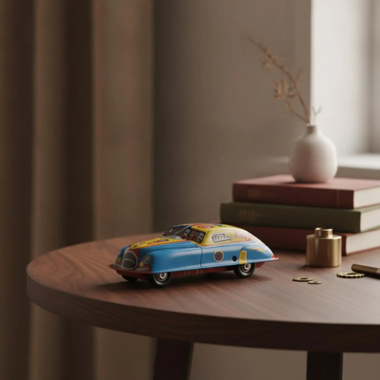 スペースパトロールカー-ヴィンテージの時計仕掛け車-コレクター、愛好家向けのコレクターアイテム