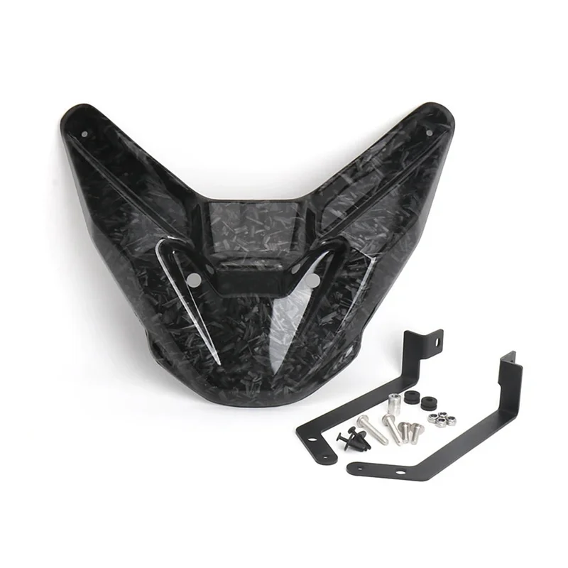 

Motorcycle Front Beak Wheel Fender Nose Extension Cover For Honda XL 750 TRANSALP XL750 Transalp 2023 2024 Parts (Black)