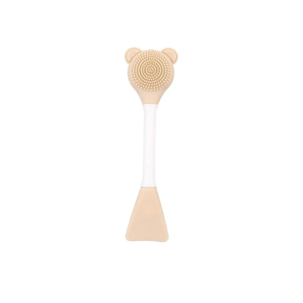 Double Head Silicone Facial Mask Brush Mud Film Special Face Cleansing Beauty Tool Nose Cleaning Tool DIY Blackheads