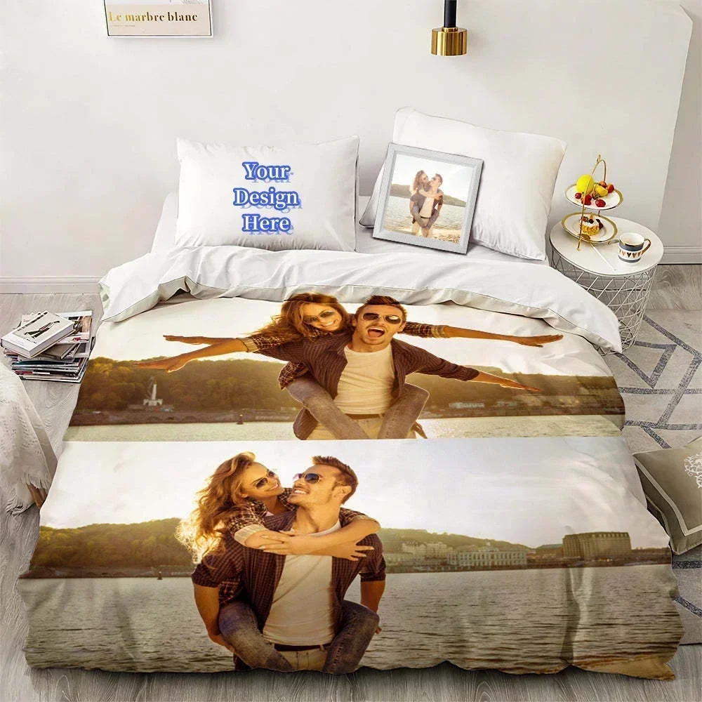 3D Custom Photo Bedding Set Interesting Creative Customized Duvet Cover With Pillowcases Twin Full Queen King Size Dropshipping