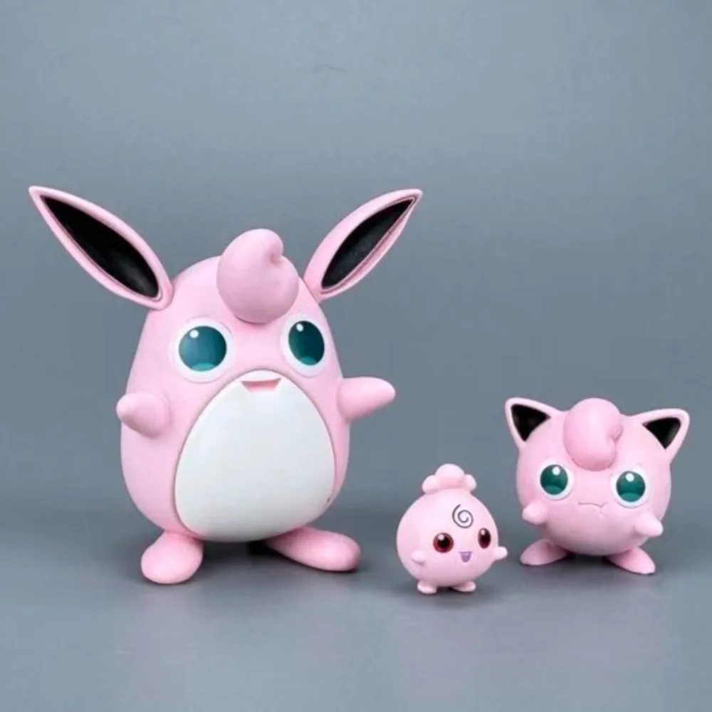 2-5.5cm Anime Pokemen Figure Jigglypuff Combination Action Figures Pvc Statue Desktop Collection Model Toys Gifts