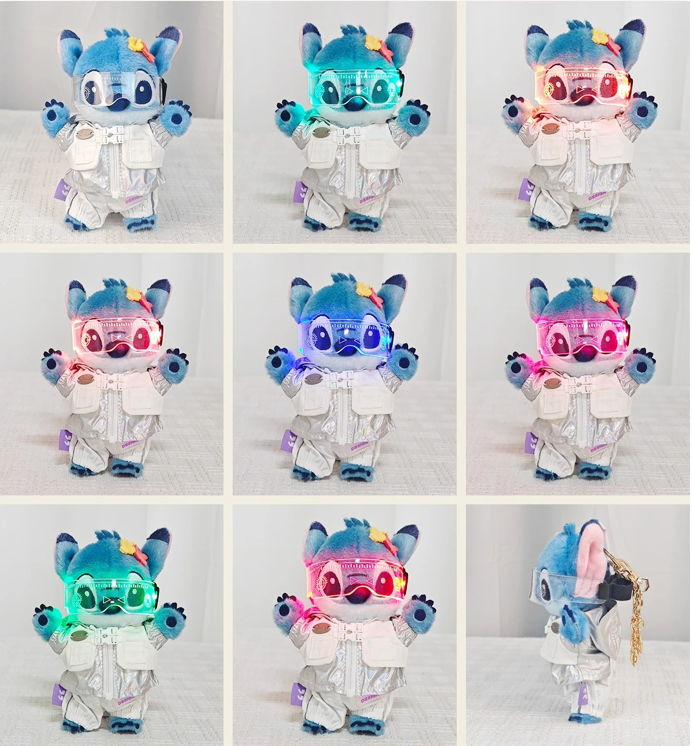 قلادة دمية ستيتش، سحر حقيبة ليلو وستيتش، سلسلة مفاتيح قطيفة، للحقائب، هدية إكسسوارات صغيرة لطيفة قابلة للجمع #2