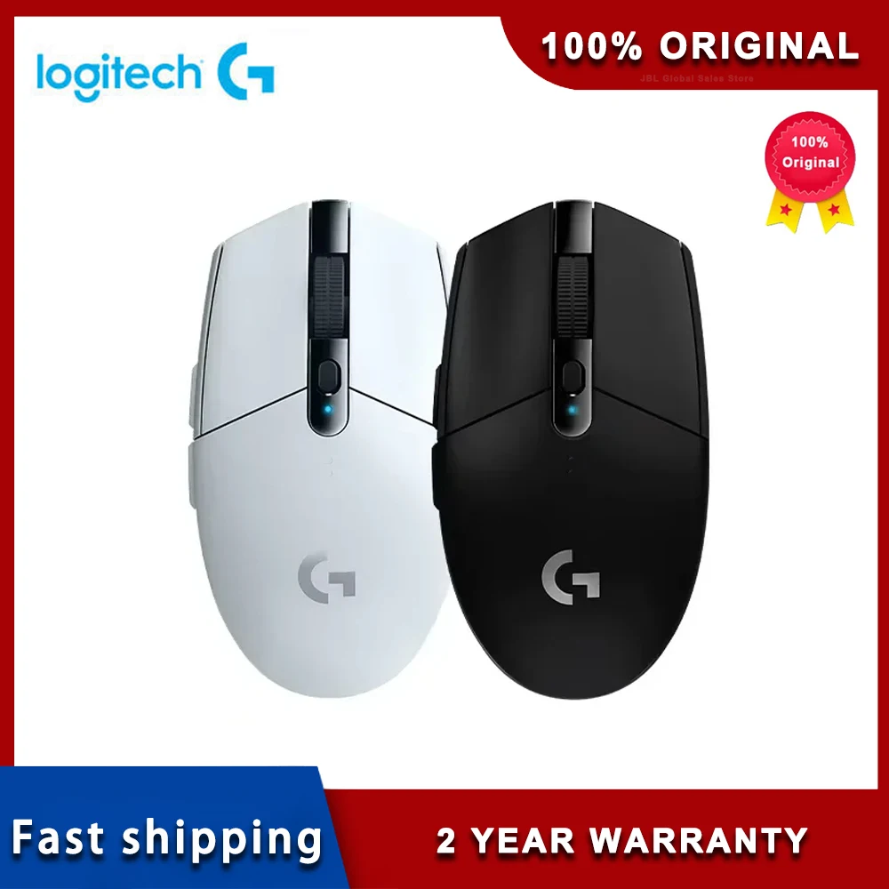 

Беспроводная мышь Logitech G304, эргономичная мышь, 12 точек на дюйм, подходит для Fortnite LOL PUBG Bluetooth, не может подключить к программу