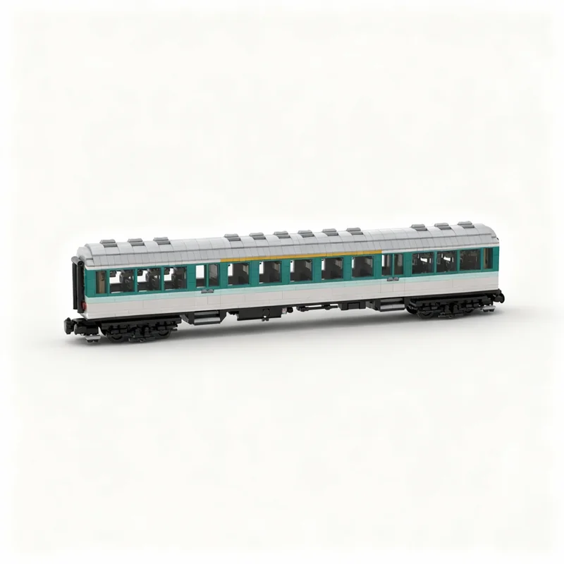 1771PCS MOC Tren Ferroviario Db Regio 1ª y 2ª Clase Abn 417 0 8W Bloques de Construcción Modelo Coleccionable DIY Ladrillos Creativos Regalo