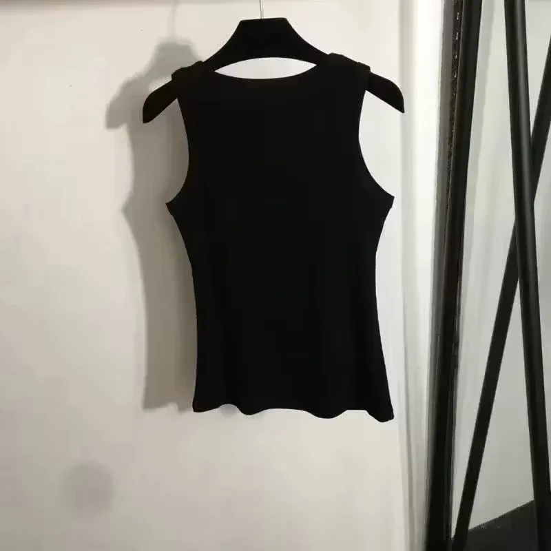 2025 العلامة التجارية الجديدة للمرأة المد الخفيفة الفاخرة جولة الرقبة أكمام أسفل حبال الراحة - مدفوعة للسفر والرياضة، سترة علوية ضيقة