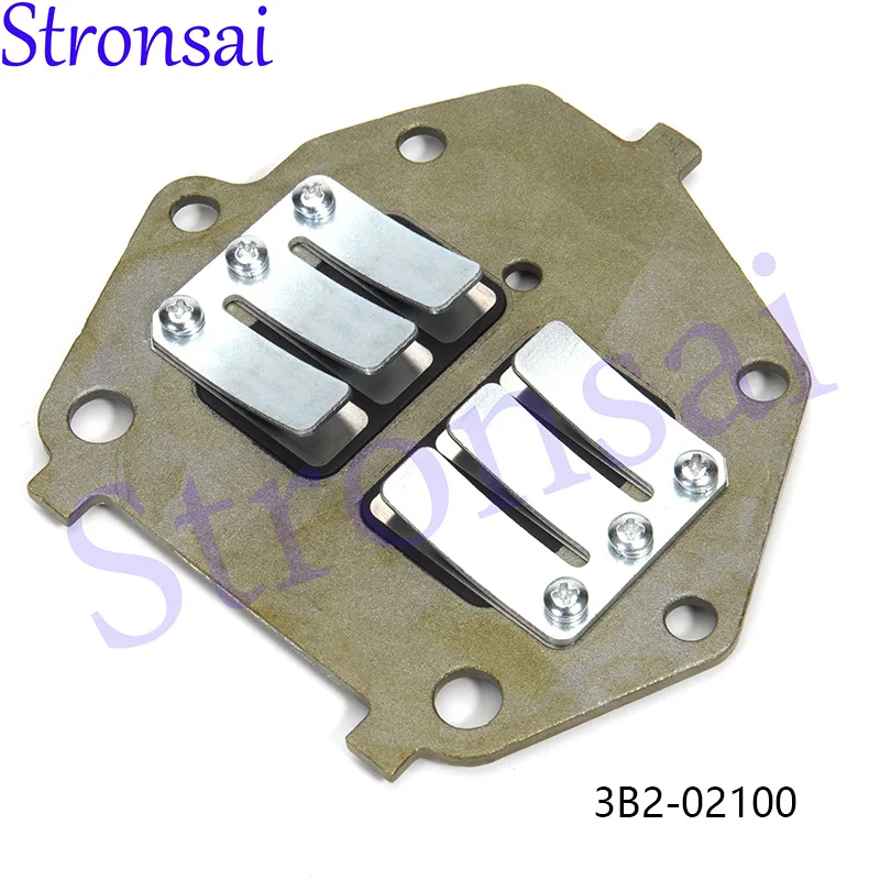 3B2-02100 Inlet Reed Valve Assy for Tohatsu M9.8B M8B M6B / Nissan NS9.8B NS8B NS6B 3B2-02100-0 Boat Engine Parts
