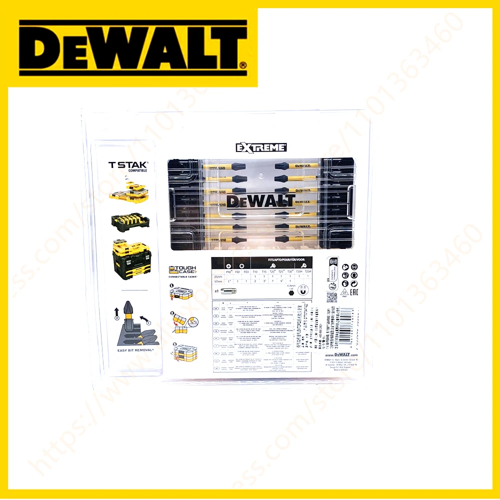 29PCS Drill bits set For DEWALT DT70734T Impact bit screw plum square hexagon head Power Tool Accessories Electric tools part