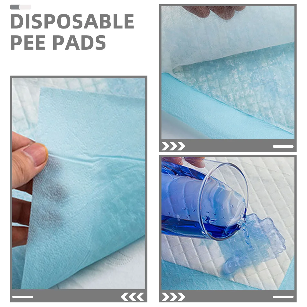 100 PCS Disposable Urine Pad Change Pee Pads for Adults Babies Portable Changing Baby Mat Kids