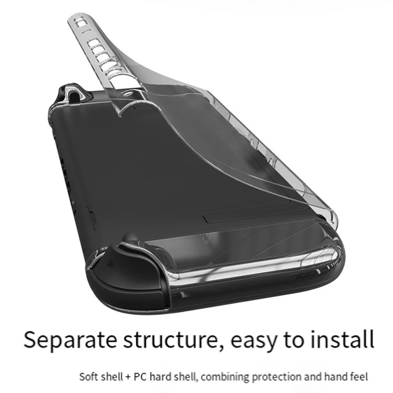 

AA60-Protective Hard Case For Nintendo Switch 2 Clear PC Anti-Fall Anti-Scratch Split Design For Enhanced Gaming Experience
