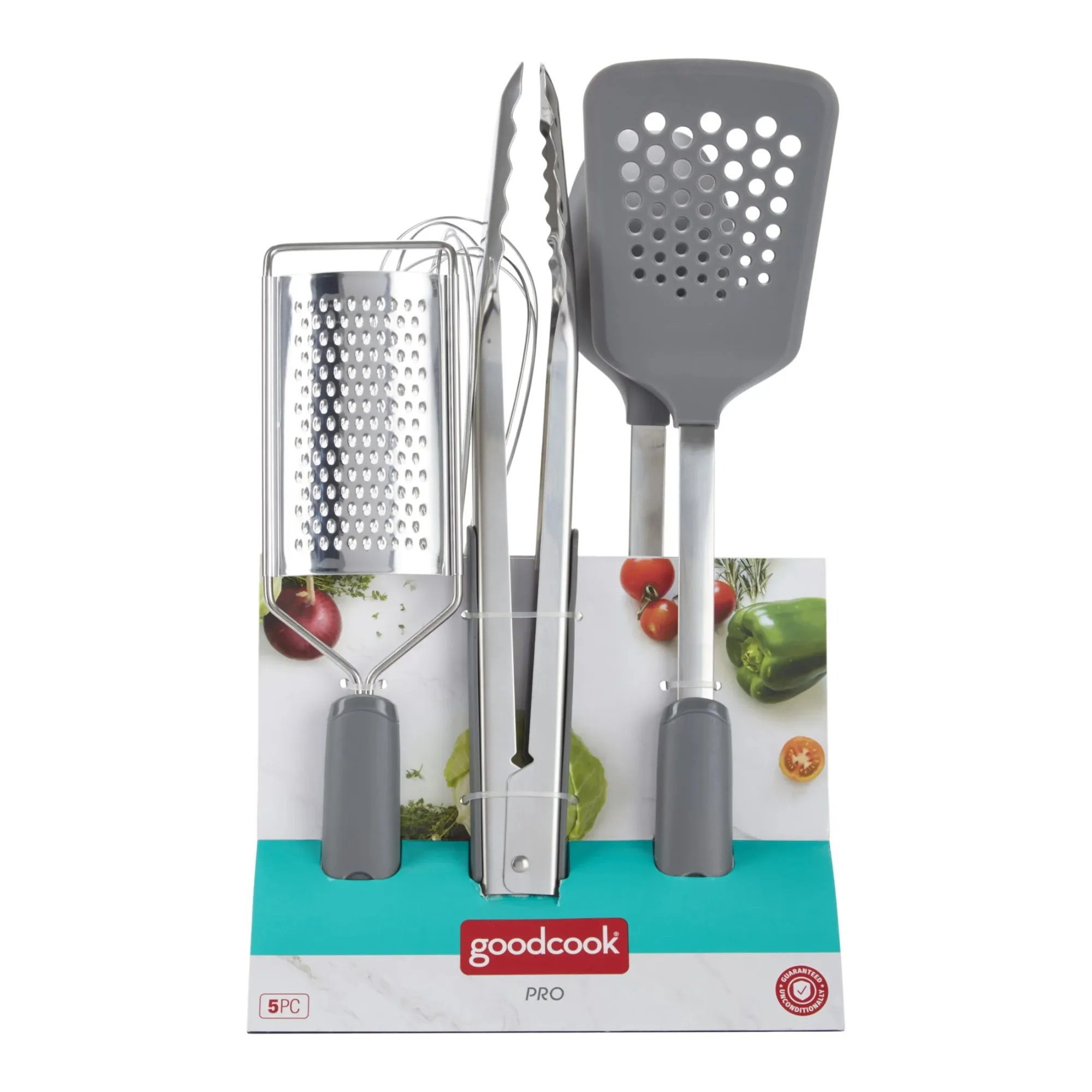 

5 Piece Kitchen & Cooking Gadget Tool Set, Gray