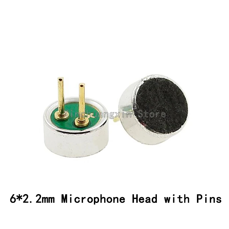 10PCS Microphone 9*7mm 6*5mm 4.5*2.2mm 52DB Condenser Electret Microphone Pickup microphone with pins -56DB