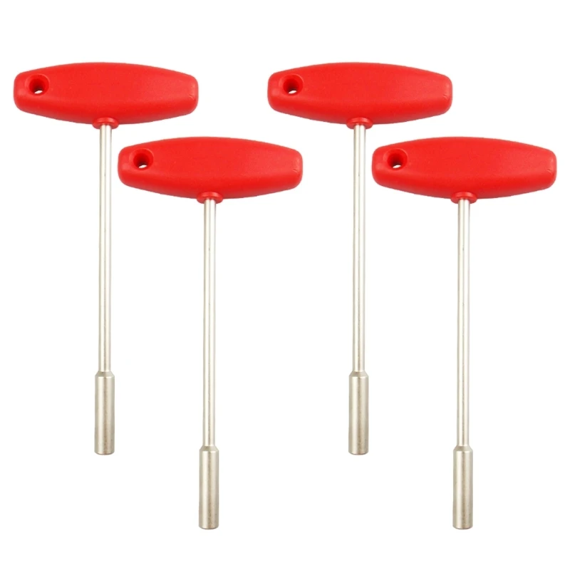 

2Pcs Bicycles Concealed Spokes Wrench T Sleeve Wrench Wire Tightener Tool Replacement Wire Adjust Spokes Tool