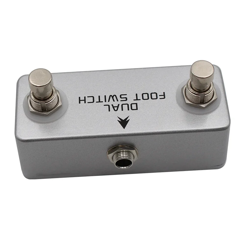 MOSKYAUDIO التبديل المزدوج القدم Footswitch الغيتار Peda الإغلاق المزدوج مفتاح سفلي ل أمبير أو تأثيرات الدواسات
