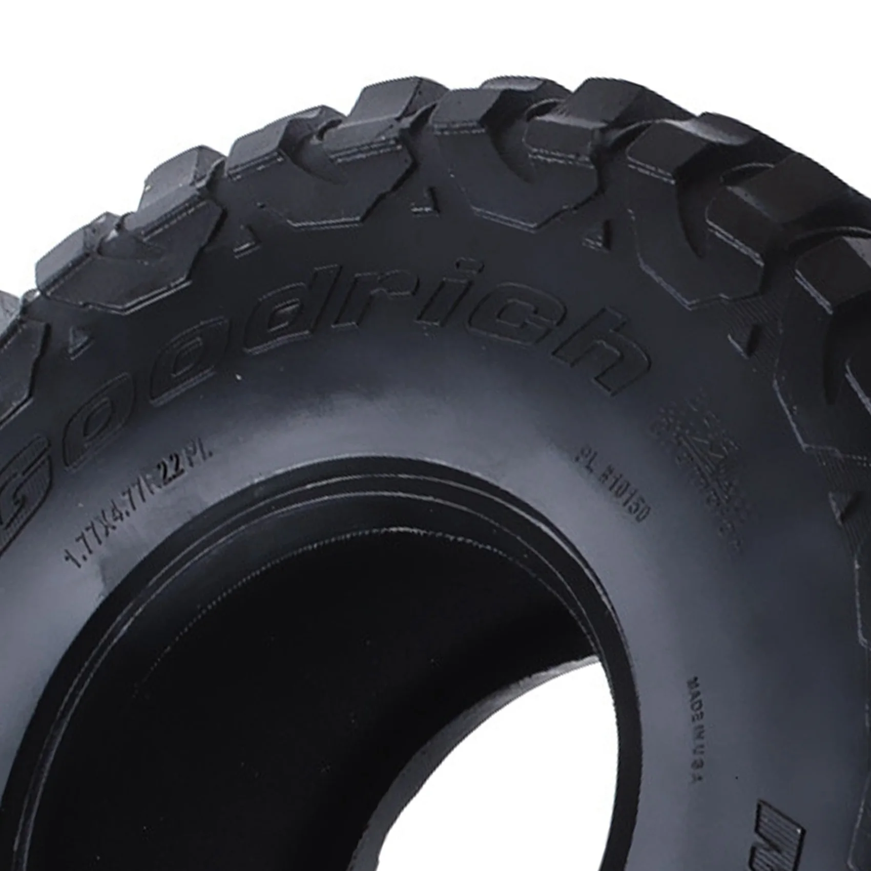 [Promotion】 8PCS 120Mm 2.2 Mud Grappler Rubber Tyre Wheel Tires For 1/10 RC Crawler Traxxas TRX4 TRX6 Axial SCX10 90046 Wraith