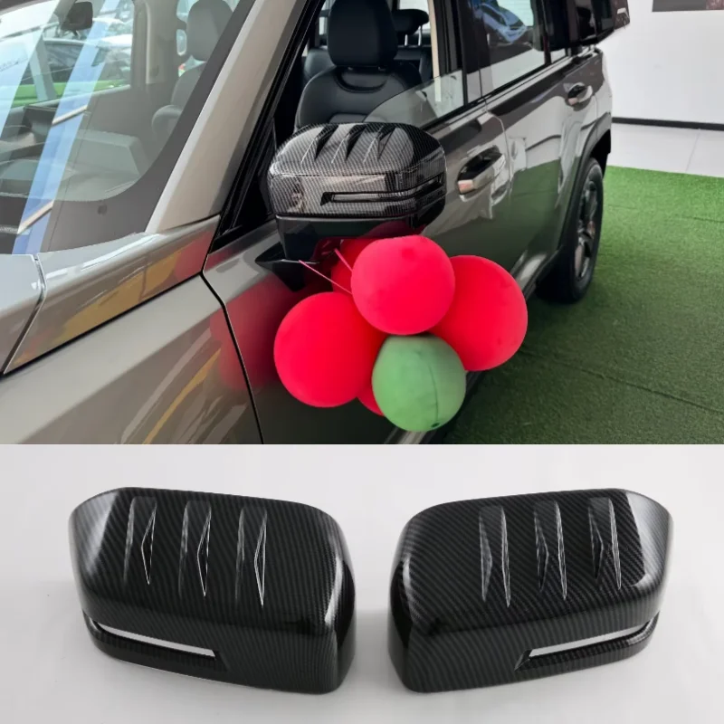 For Great Wall Haval Raptor MengLong 2023 2024 Rear View Mirror Rain Fuel Tank Cap Car Logo Door Handle Catch Protection Cover