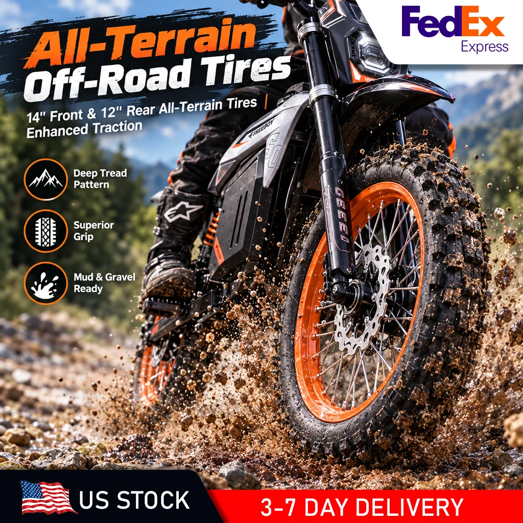 2000W Electric Dirt Bike for Adults, 48V 20.8Ah Off-Road E-Bike, 34MPH Max Speed, 31 Miles Range, 14