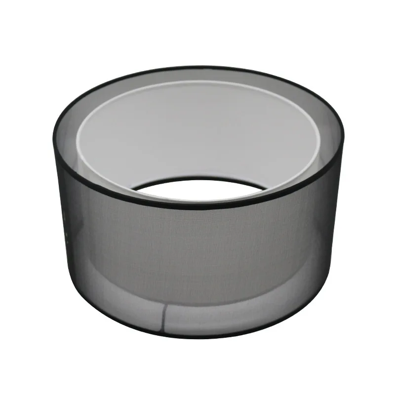 

Black white Double-layer fabric lampshade E27 KD lampshade for Hotel chandelier Table lamp floor lamps decor Light accessories