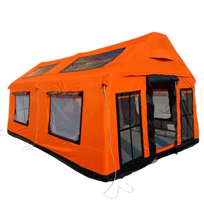 Customized Outdoor family custom durable air party tent large luxury waterproof inflatable camping tent