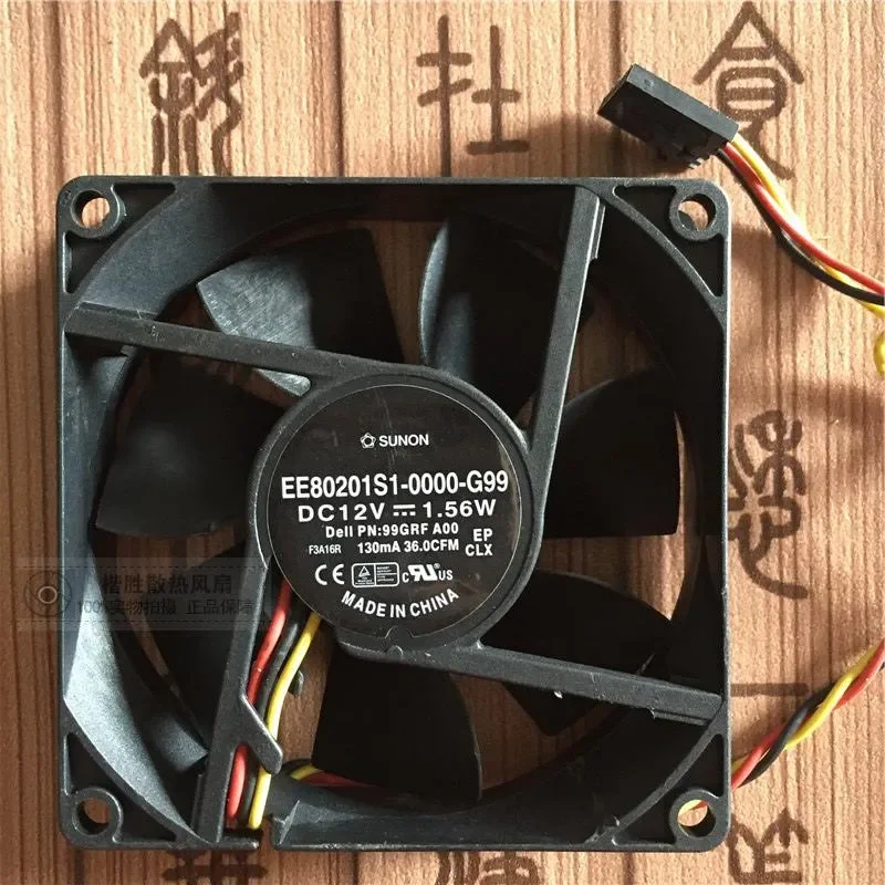 for EE80201S1-0000-G99 12V 1.56W Original SUNON Server Cooling Fan