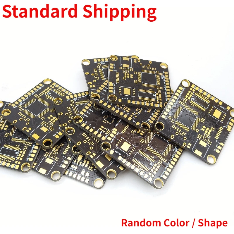 5PCS Gold Plating PCB Soldering Practice Board Circuit Board for FPV Drone Beginner F4 F7 Flight Controller