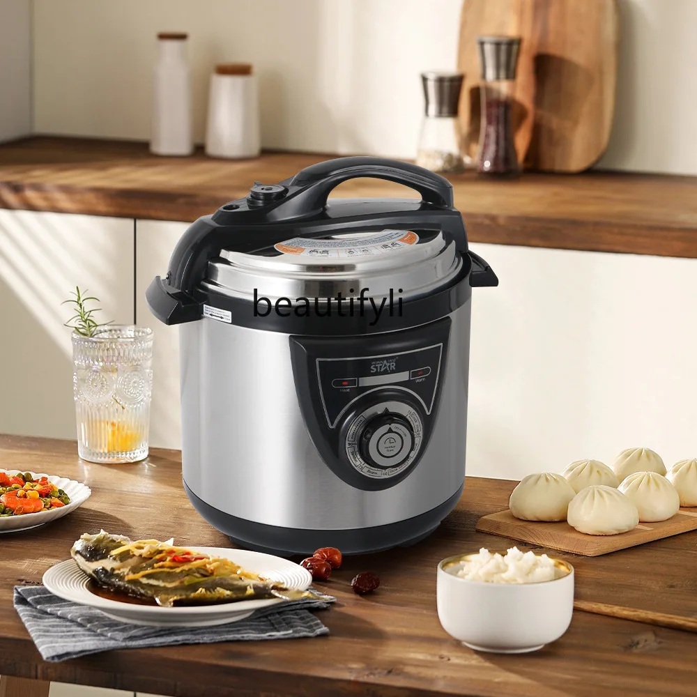 Многофункциональная рисоварка с изоляцией для риса и супа, 6 л, электрическая скороварка