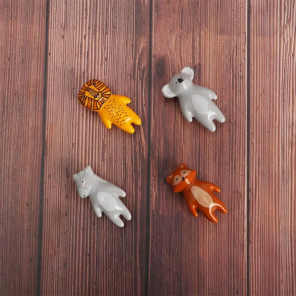 Ceramic Cartoon Home Decor Panda Children's Room Drawer Pulls Door Knobs Cabinet Handles Furniture Hardware