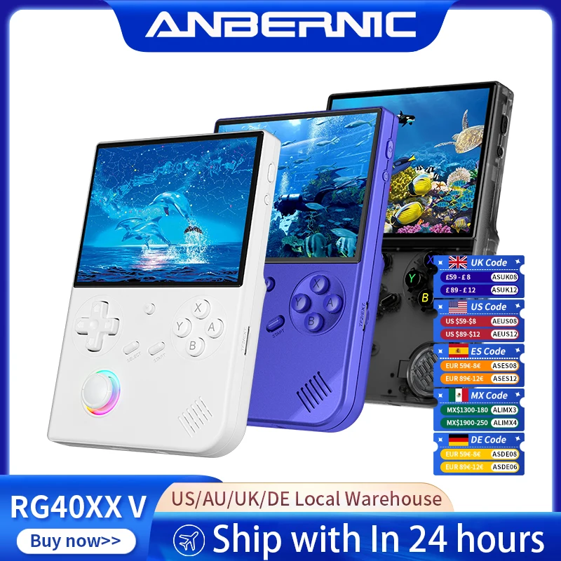 ANBERNIC RG 40XXV RG40XXV Handheld Game Console Linux 64 bit 4