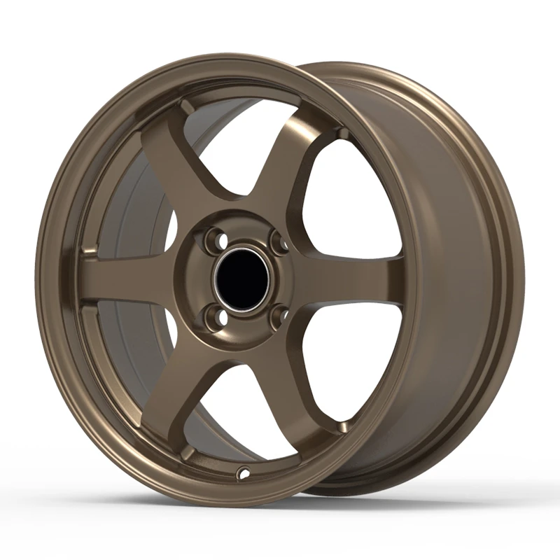 High Quality Flow Forming Alloy Passenger Car Wheel Rim Replacement Hub 15 16 17 Inch 4x100 4x114.3 5x100 5x114.3mm Aftermarket
