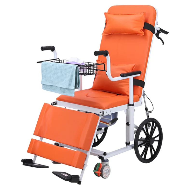 The Elderly Transfer Vehicle, Hydraulic Recliner, and Large Wheeled Crane Are Fully or Partially Lying Down.